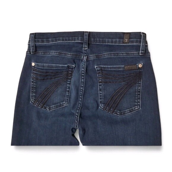 7 For All Mankind Size 28 Tailorless Dojo Wide Leg Flare High Rise Rockabilly Pr - Picture 7 of 12